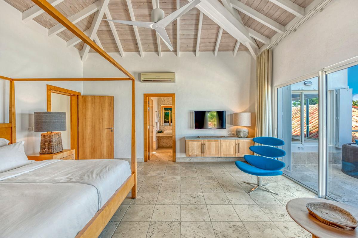 Unique Villa rental St Martin - The bedroom 1